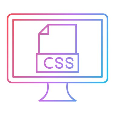 dosya biçimi simgesi, vektör illüstrasyonu