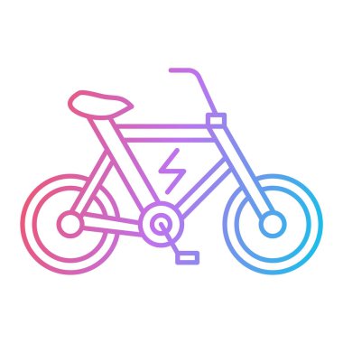 bisiklet ikonu vektör illüstrasyonu