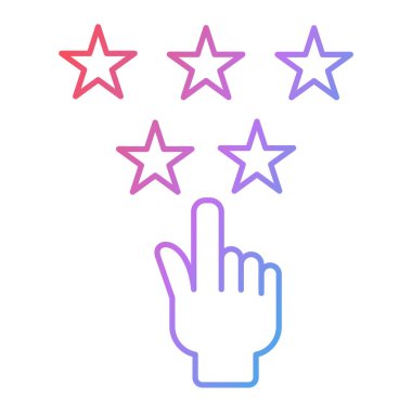 yıldız simgesi, vektör çizimi