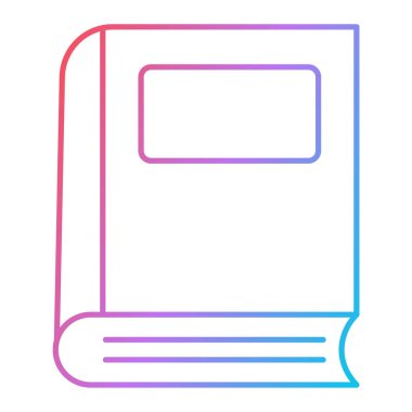 kitap simgesi vektör illüstrasyonu