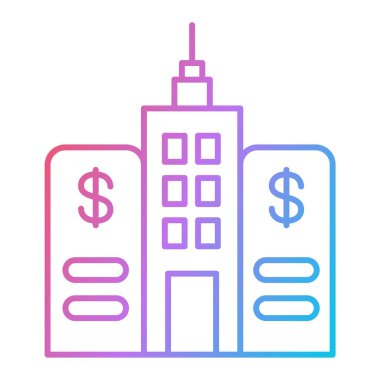 vektör ince çizgi simgesi oluşturuluyor