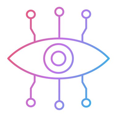 siber güvenlik sistemi simgesi vektör illüstrasyonu