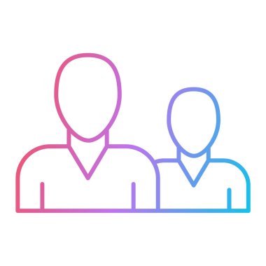 insanlar simge vektör illüstrasyonu