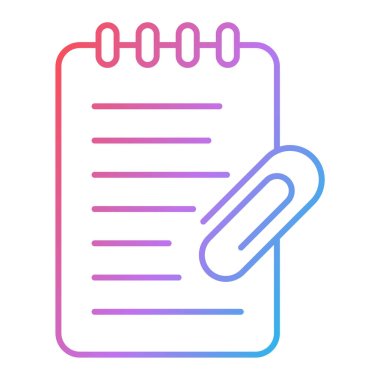 belge simgesi vektör illüstrasyonu