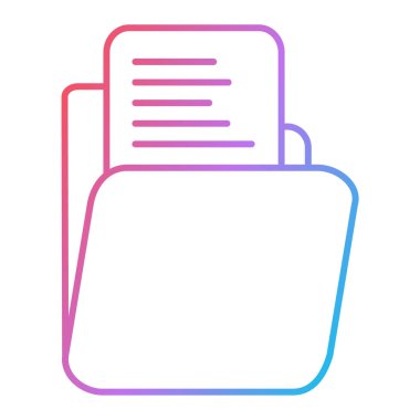 belge simgesi, vektör çizimi