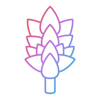 meyve ve sebze ikonu, organik gıda konsepti. vektör illüstrasyonu