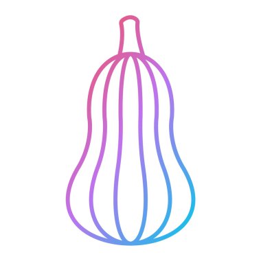 Patlıcan sebze ikonu. Soğan vektör illüstrasyonunun çizgi filmi. beyaz arkaplanda izole