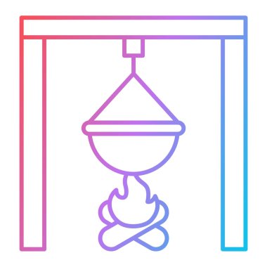 Modern b 'nin vektör illüstrasyonunda simge çizgisi eksik. Güzel element aynı zamanda fener, avize olarak da kullanılabilir.,