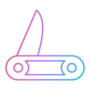 Modern b 'nin vektör illüstrasyonunda simge çizgisi eksik. kesim, temizlik, ev işi vs. için uygun.