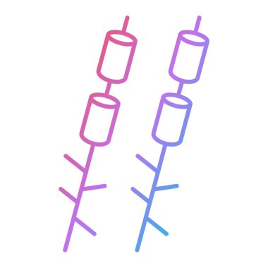 Yemek çizgisi simgesi. vektör çizimi tasarımı