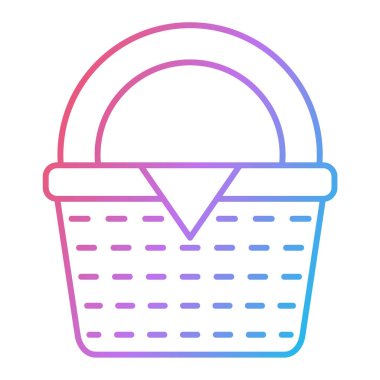 Sepet Simgesi vektör illüstrasyonu