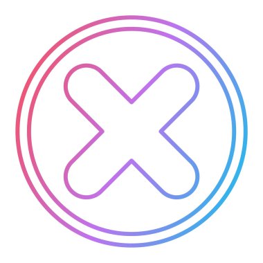 Basit bir menekşe çizgi simgesi. beyaz arkaplanda izole