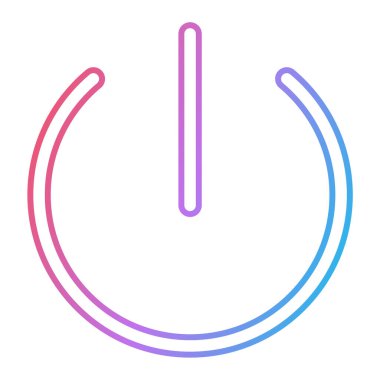 Basit grafik simgesi vektör illüstrasyonu