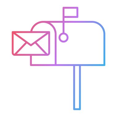 e- posta iletisi vektör illüstrasyonu