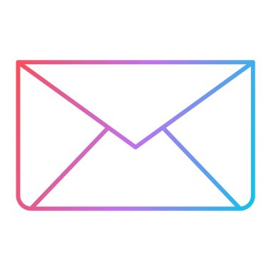 zarf e- posta simgesi vektör illüstrasyon grafik tasarımı