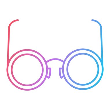 gözlük ikonu vektör illüstrasyonu