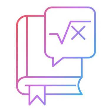 Soru işareti vektör illüstrasyon tasarımı içeren kitap