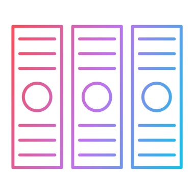 Belge simgesinin vektör illüstrasyonu