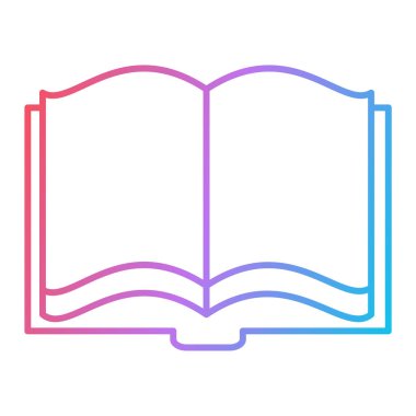 kitap simgesi vektör illüstrasyonu