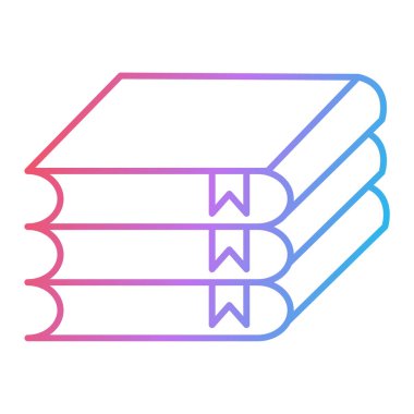 Kitap vektör simge satır