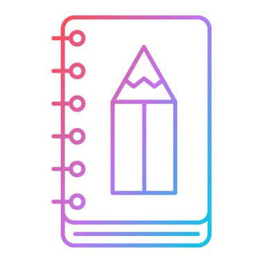 kalem simgesi vektör illüstrasyonu