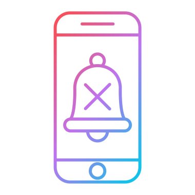 Cep telefonu hattı kutsal kişilerin resmi, vektör çizim