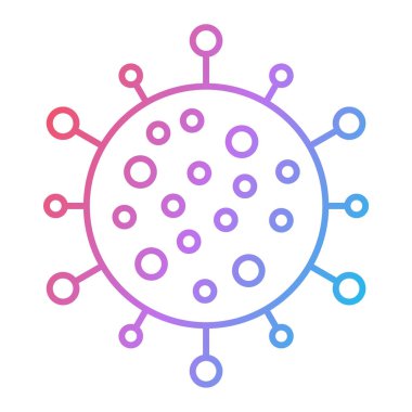 Virüs ikonu vektör illüstrasyonu