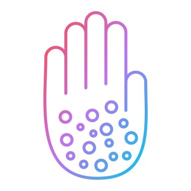 Virüs ikonu vektör illüstrasyonu