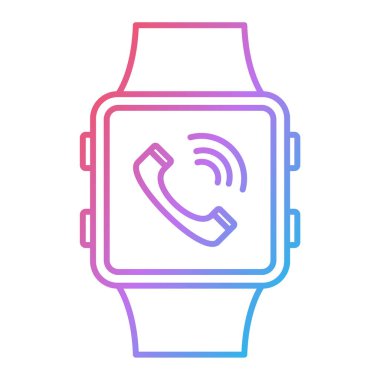 Akıllı telefon aygıtı simgesine sahip akıllı seğirme. beyaz arkaplanda izole edilmiş web tasarımı için akıllı saat vektör sembolü