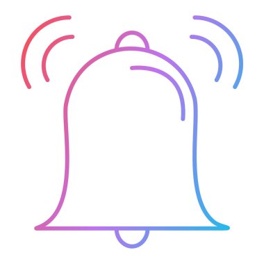 Çan simgesi vektör illüstrasyonu