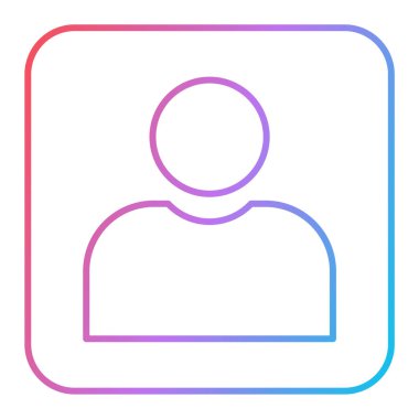 kullanıcı arayüzü ince çizgi simgesi