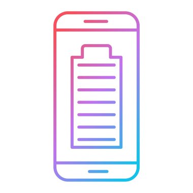 Cep telefonu hattı kutsal kişilerin resmi, vektör çizim