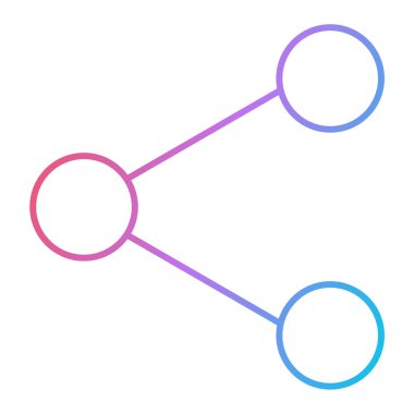 ağ bağlantı vektörü simgesi