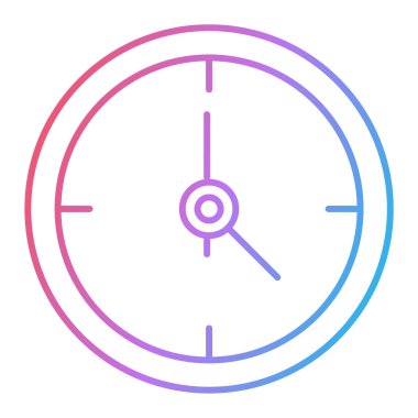 saat vektör simgesi modern basit tasarım