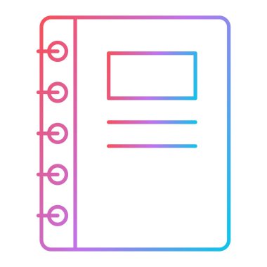 kitap simgesi vektör illüstrasyonu