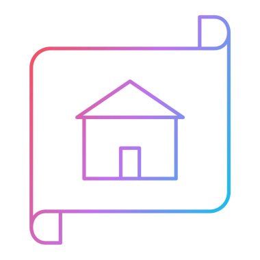 ev simgesi vektör illüstrasyonu