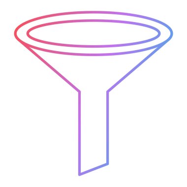 huni simgesi. İnce çizgi işareti. izole edilmiş sınır sembolü çizimi