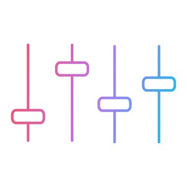 eşitleyici simge vektör illüstrasyonu