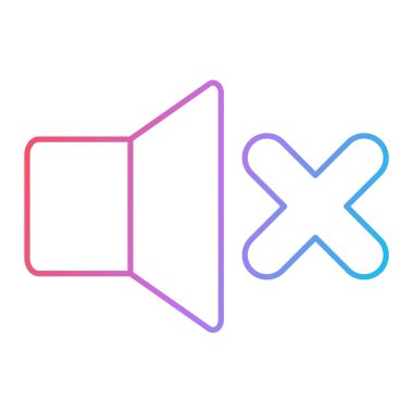 ses simgesi vektör illüstrasyonu