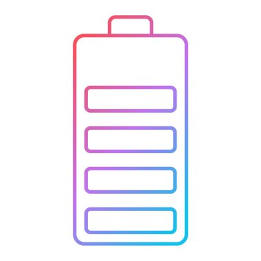 pil yükleme vektör çizimi