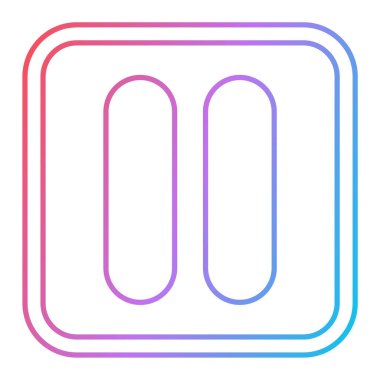 mor menekşe vektör simgesi 