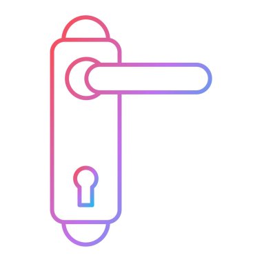 anahtar, kilit, güvenlik, güvenlik, parola, koruma, kamp, vektör illüstrasyonu