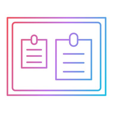 Pano vektör simgesi modern basit illüstrasyon