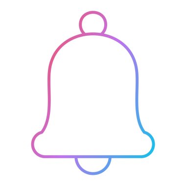 Çan simgesi vektör illüstrasyonu