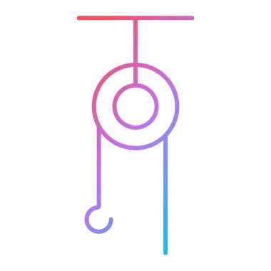 Scooter ikon vektörü. İnce çizgi işareti. izole edilmiş sınır sembolü çizimi