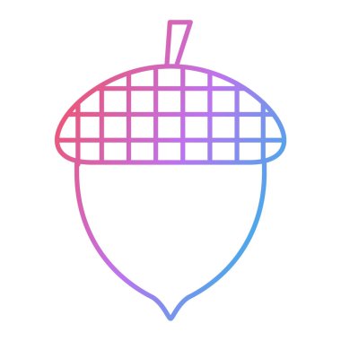 Tek bir mor beyaz çizgi dondurmanın vektör çizimi