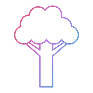 Brokoli. Web simgesi basit illüstrasyon