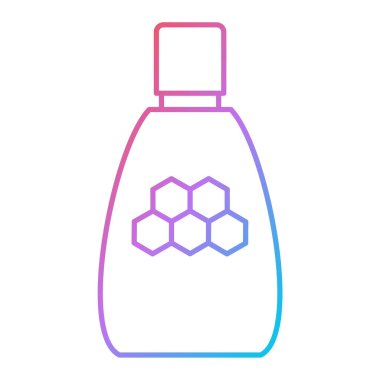 şişe simgesi vektör illüstrasyonu