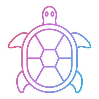 Kaplumbağa simge vektör çizim