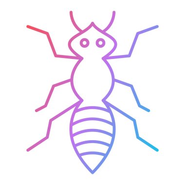 karınca simgesi vektör illüstrasyonu